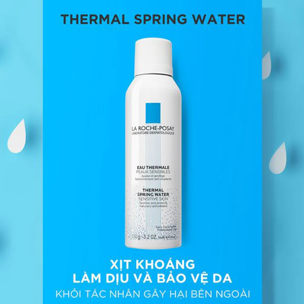 La Roche-Posay Xịt Khoáng Làm Dịu Và Bảo Vệ Da Thermal Spring Water Sensitive Skin 50ml (Sản Phẩm Trải Nghiệm)