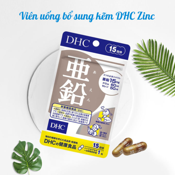 DHC Viên Hỗ Trợ Bổ Sung Kẽm Zinc 15 Ngày