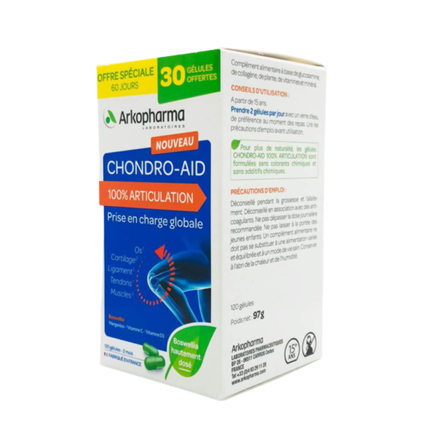 Arkopharma Viên Uống Bổ Xương Khớp Glucosamine Chondro-Aid 100% Articulat Chính Hãng