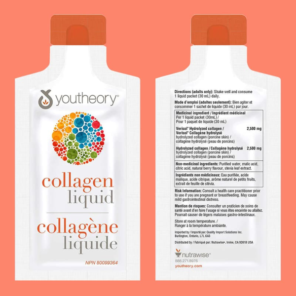Youtheory Nước Uống Đẹp Da Collagen Liquid 30ml x 30 Gói