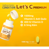 Inno.N Viên Uống Bổ Sung Vitamin C, Kẽm, D3 Condition Let's C Premium 60 Viên