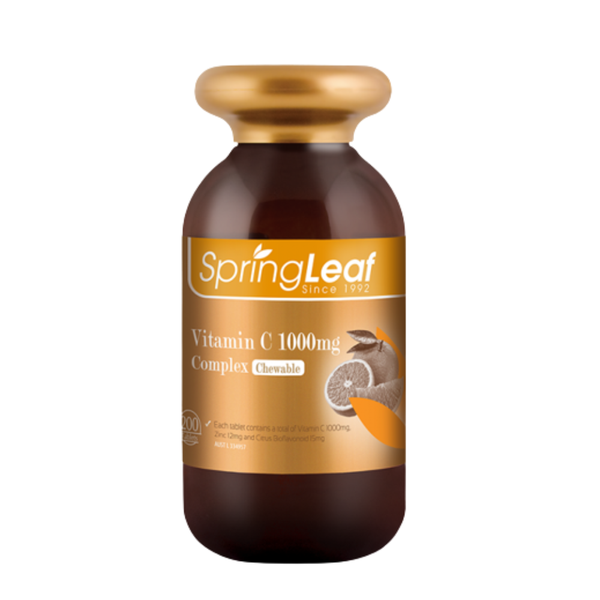 SpringLeaf  Kẹo Ngậm Bổ Sung Vitamin C Complex Chewable 1000mg 200 Viên