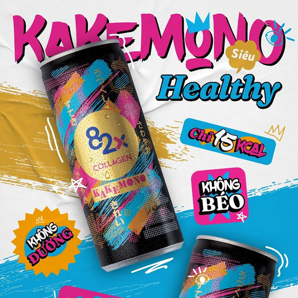 82X Kakemono Nước Uống Đẹp Da 1 Lon 245ml