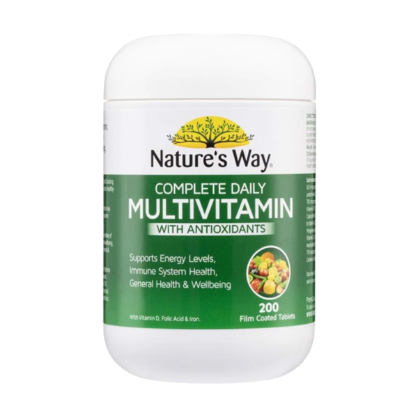 Viên Uống Vitamin Tổng Hợp Nature’s Way Complete Daily Multivitamin Úc 200 Viên