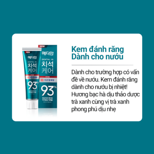 Median Kem Đánh Răng Dental IQ Tartar Protection 120g - Hạn Sử Dụng 23/06/2025