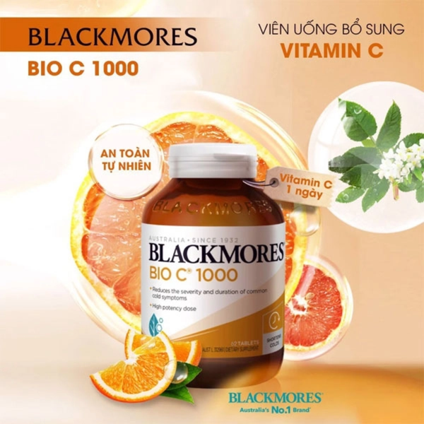 Blackmores Viên Uống Bổ Sung Vitamin C Bio C 1000mg 150 Viên