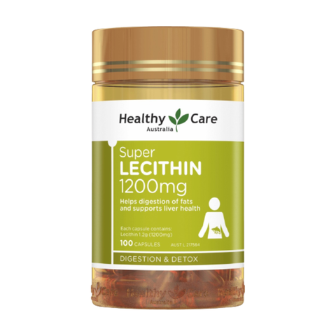 Healthy Care Viên Uống Mầm Đậu Nành Lecithin 1200mg Bổ Sung Sức Khỏe Nữ Giới 100 Viên