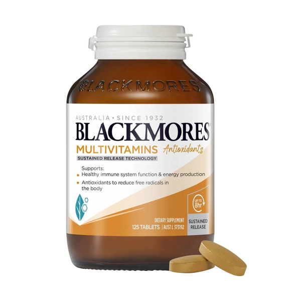 Blackmores Viên Uống Chống Oxy Hóa Và Rụng Tóc Sustained Release Multi + Antioxidants 125 Viên