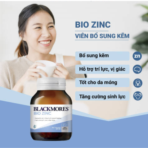 Blackmores Zinc Viên Uống Bổ Sung Kẽm Tự Nhiên Làm Đẹp Da 168 Viên