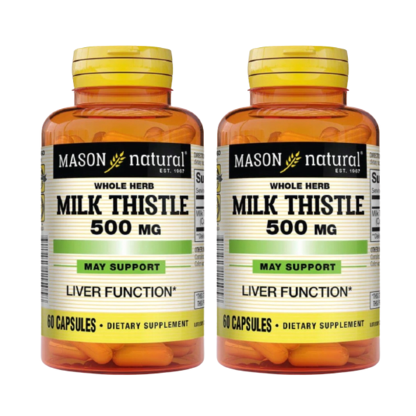 Mason Natural Viên Uống Hỗ Trợ Sức Khỏe Gan Milk Thistle 60 viên