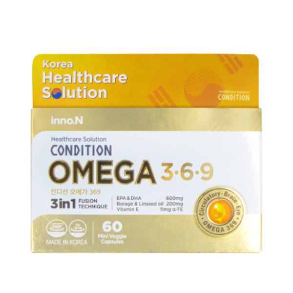 Inno.N Viên Uống Dầu Cá Condition Omega 3-6-9 60 Viên