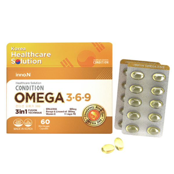 Inno.N Viên Uống Dầu Cá Condition Omega 3-6-9 60 Viên