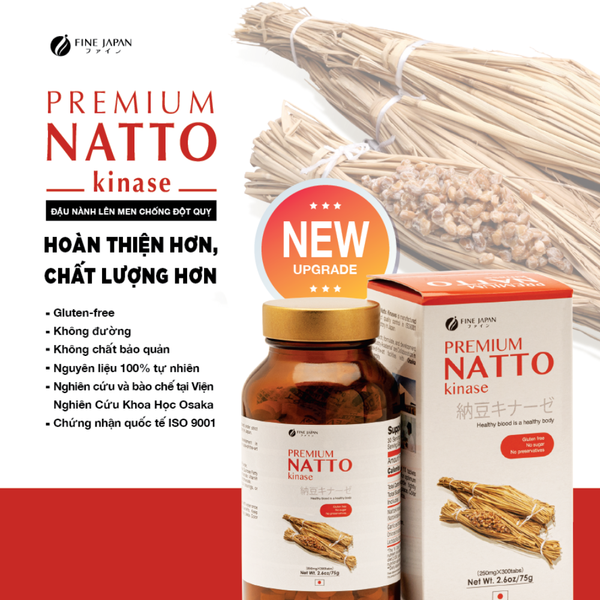 Fine Japan Viên Uống Chống Đột Quỵ Natto Kinase 300 Viên