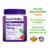 Natrol Gummies Kẹo Dẻo Ngủ Ngon Melatonin 10mg Vị Dâu 90 Viên