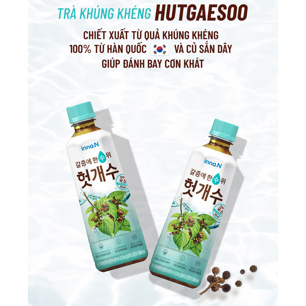 Inno.N Nước Nho Khô Phương Đông Hutgaesoo  - Trà Khúng Khéng Hutgaesoo 500ml