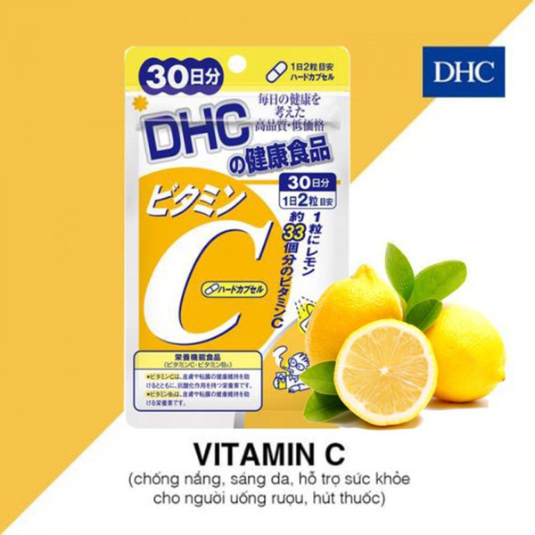 DHC Viên Uống Hỗ Trợ Bổ Sung Vitamin C 30 Ngày x 3 Túi