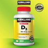 Kirkland Viên Uống Bổ Sung Vitamin D3 2000IU 600 Viên