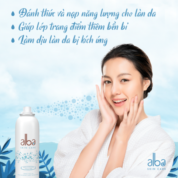 Alba Skincare Xịt Khoáng Thiên Nhiên Chăm Sóc Da Facial Mist Spray Adult