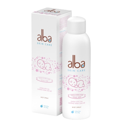 Alba Skincare Xịt Khoáng Thiên Nhiên Chống Hăm Cho Bé Facial Mist Spray Baby 150ml