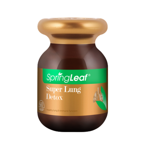SpringLeaf Viên Uống Siêu Thải Độc Phổi Super Lung Detox 60 Viên