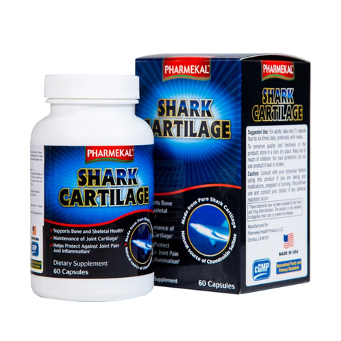 Pharmekal Viên Uống Sụn Cá Mập Hỗ Trợ Xương Khớp Shark Cartilage 60 Viên