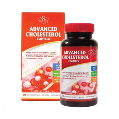 Olympian Labs Viên Uống Hỗ Trợ Giảm Cholesterol Trong Máu Advanced Cholesterol Complex 30 Viên