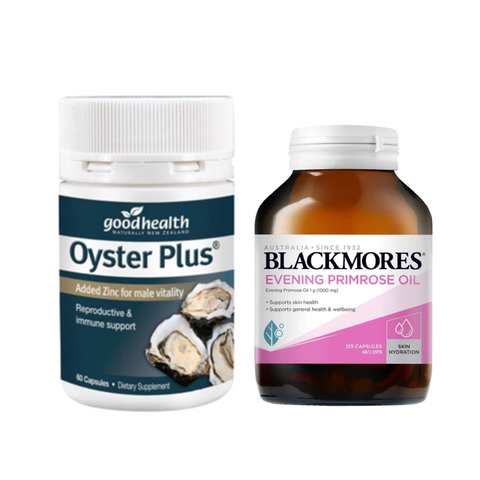 Combo Tinh Chất Hàu Goodhealth Oyster Plus, Blackmores Tinh Dầu Hoa Anh Thảo 125 Viên