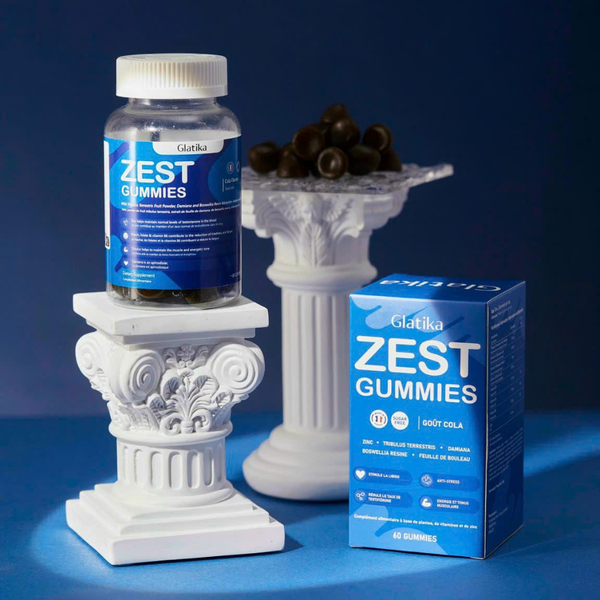 Glatika Kẹo Hỗ Trợ Tăng Cường Sinh Lý Nam Zest Gummies 60 Viên