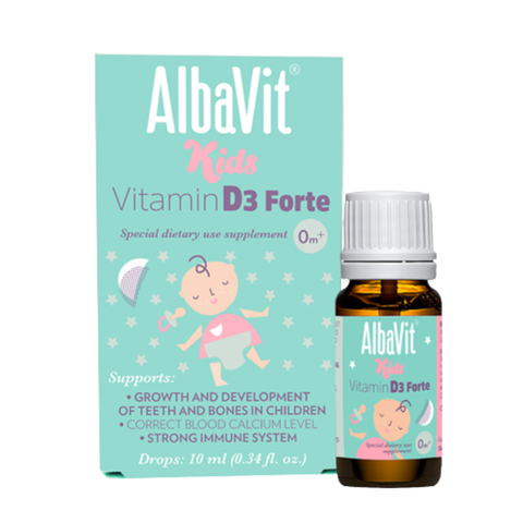 Albavit Nước Bổ Sung Vitamin D3 Dạng Nhỏ Giọt Cho Bé 400IU 10ml - Hạn Sử Dụng 31/03/2024