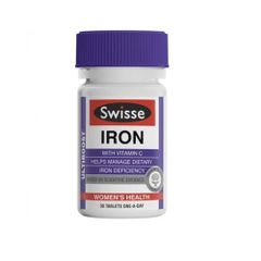 Swisse Viên Uống Bổ Sung Sắt Ultiboost Iron 30 Viên