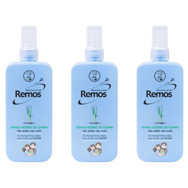 Xịt Chống Muỗi Remos Hương Chanh Sả 70ml