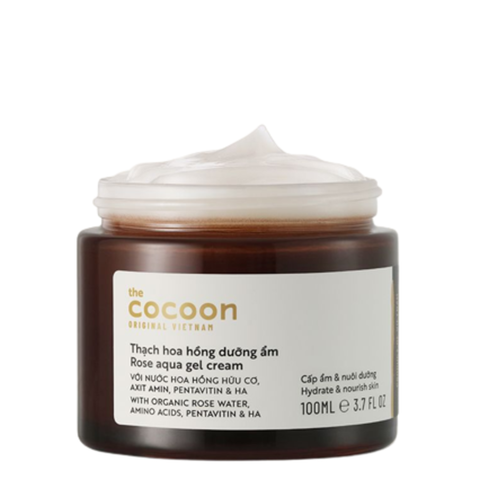 Cocoon Thạch Hoa Hồng Dưỡng Ẩm Rose Aqua Gel Cream 100ml