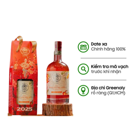 Combo Rượu Mơ Mầm 530ml Kèm Vỏ Hộp