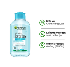Garnier Nước Tẩy Trang Sạch Sâu Cho Da Dầu Màu Xanh Dương 125ml-Quà Tặng