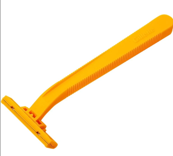 Gillette Super Dao Cạo Râu Cán Vàng Cạo Sát, Giảm Trầy Xước Túi 2 Cái-Quà Tặng