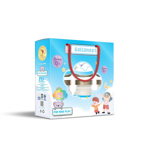 Sallanest Nước Yến Chưng 30% Bổ Sung Vitamin Cho Bé For Kids 6 Hũ x 70ml