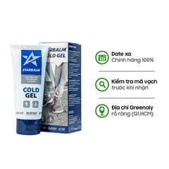 Starbalm Gel Làm Lạnh Hỗ Trợ Giảm Sưng, Thư Giãn Cơ Bị Làm Việc Quá Sức, Phục Hồi Da Từ Vết Thâm Tím Tuýp 100ml