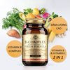 Solgar Viên Uống Bổ Sung Vitamin B-Complex With Vitamin C 100 Viên