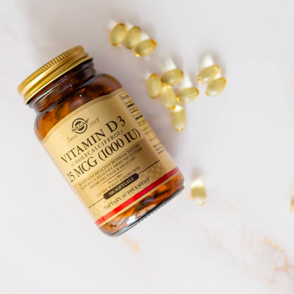 Solgar Viên Uống Bổ Sung Vitamin D3 1000 IU Giúp Xương Chắc Khỏe, Tăng Cường Miễn Dịch 90 Viên