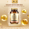 Solgar Viên Uống Super Potency Biotin 5000 MCG Hỗ Trợ Tóc, Móng, Da Khỏe Mạnh 50 Viên