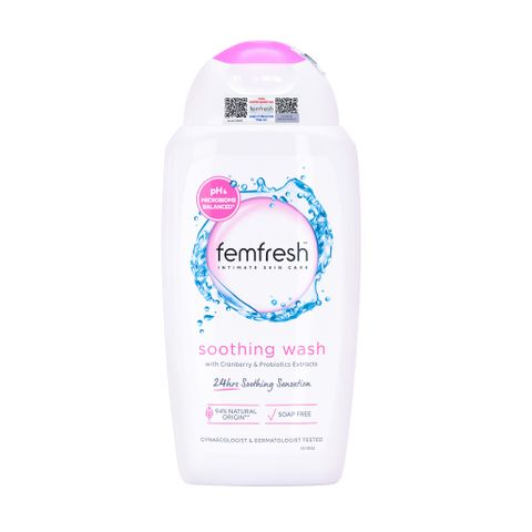 Femfresh Dung Dịch Vệ Sinh Phụ Nữ Viêm Nhiễm Phụ Khoa Soothing Wash 250ml