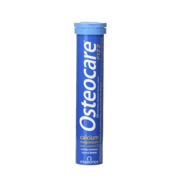 Vitabiotics Viên Nén Sủi Vị Cam Osteocare Fizz Giúp Xương Chắc Khỏe Ống 20 viên