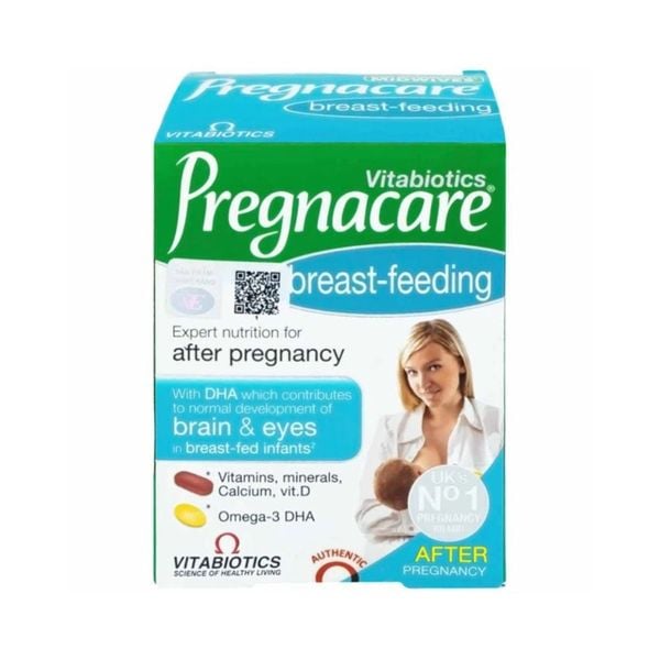 Vitabiotics Viên Uống Vitamin Tổng Hợp Cho Phụ Nữ Sau Sinh Pregnacare Breast-feeding No1 Hộp 84 Viên - Chính Hãng