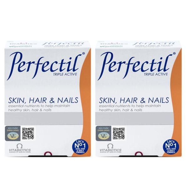 Vitabiotics Perfectil Viên Uống Hỗ Trợ Làm Đẹp Da, Tóc Và Móng Từ Sâu Bên Trong Hộp 30 Viên