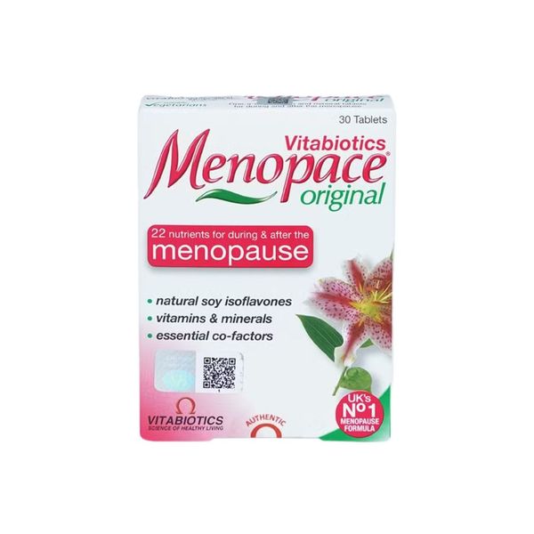 HSD 31/01/2026 Vitabiotics Viên uống Hỗ Trợ Cân Bằng Nội Tiết Tố Cho Phụ Nữ Tiền Mãn Kinh, Mãn Kinh Menopace Hộp 30 viên