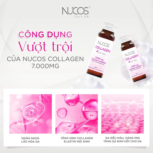 Nucos Nước Uống Collagen Chống Lão Hóa Da Hộp 10 Chai
