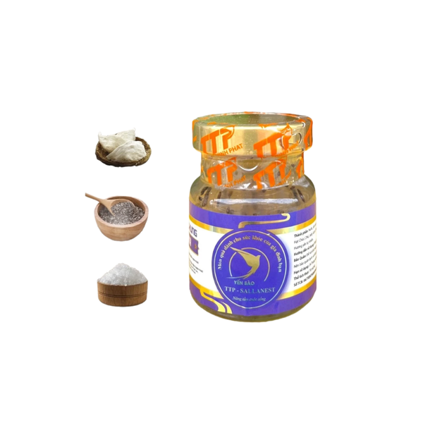 Sallanest Nước Yến Chưng Hạt Chia 30% Tổ Yến 6 Hũ x 70ml (1 Hũ)