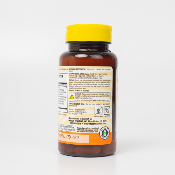 Mason Natural Colon Herbal Cleanser Viên Uống Hỗ Trợ Chức Năng Đại Tràng 60 Viên