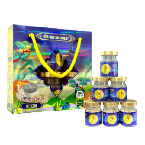 Combo Sữa Ong Chúa Royal Jelly 1450mg 365 Viên Costar & Sallanest Nước Yến Chưng Hạt Chia 30% Tổ Yến 6 Hũ x 70ml