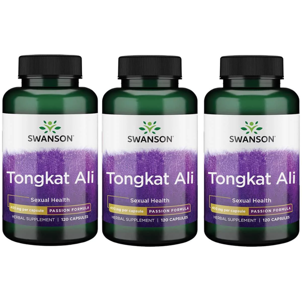 Swanson Viên Uống Tăng Cường Sinh Lý Tongkat Ali Malaysia Passion 400mg 120 Viên